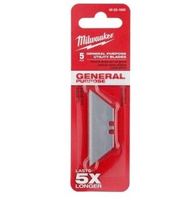 تیغ کاتر میلواکی مدل ذوزنقه ای بسته 5 عددی